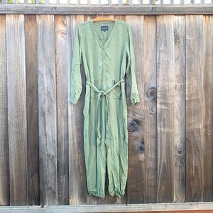 Green jumpsuit